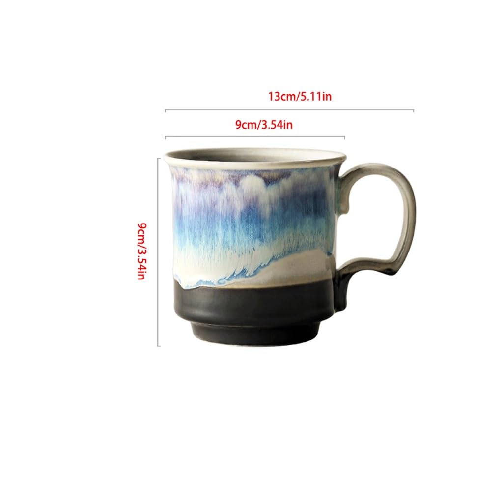 ENGENDER Tazas Cafe Taza De Cerámica, Agua For El Hogar, Creativa, Café, Té, Color Bajo Vidriado For Oficina Mug Cups(B)