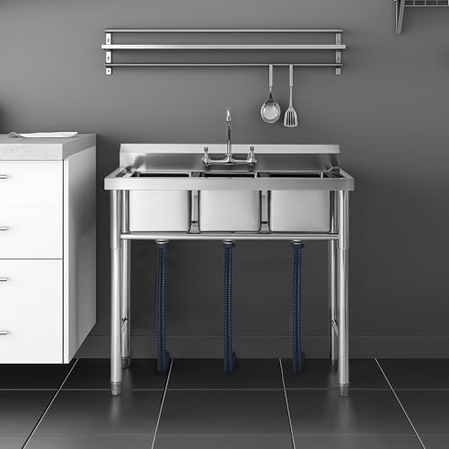 Commercial Stainless Prep Sink Table