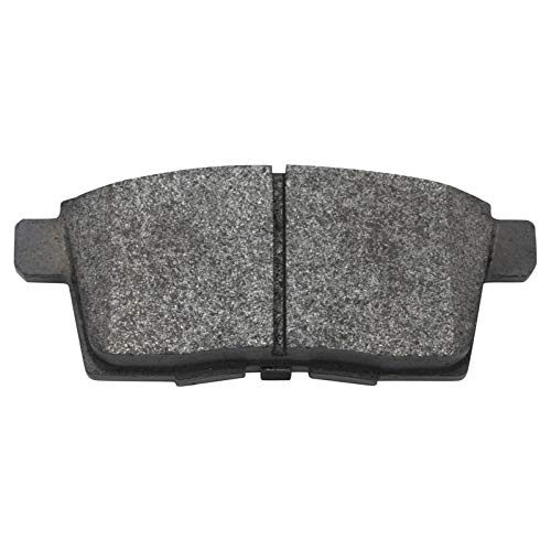 Image of TRQ Rear Brake Pad and Rotor Set Semi Metallic Vented Rotors