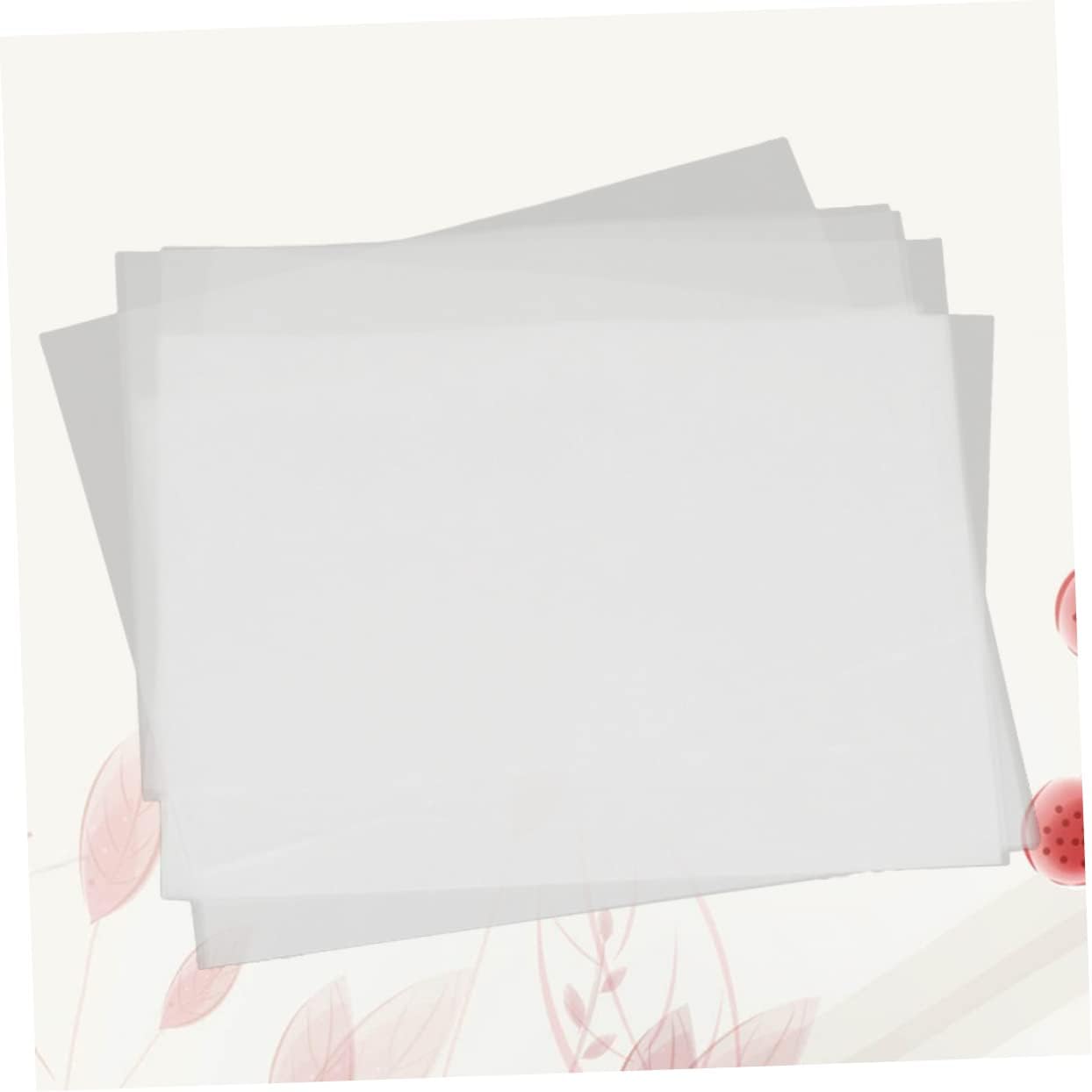 Hohopeti 50pcs Tracing Paper Translucent Parchment Paper for Drawing Calligraphy DIY Engineering