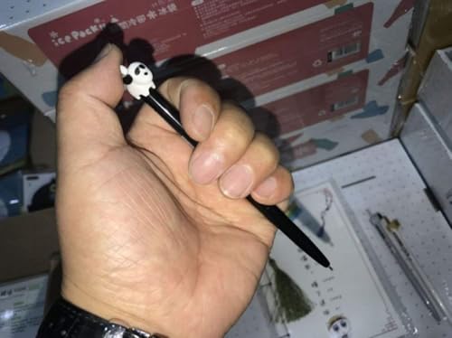DYBADYSA 12 Pcs Dog 0.5mm Novelty Styles Cute Black Ink Ballpoint Writing Pen Set Plastic Creative Gel Ink Pens for Office School Stationery Supplies Set - Image 2