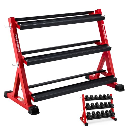 1100lb 3-Tier Dumbbell Rack