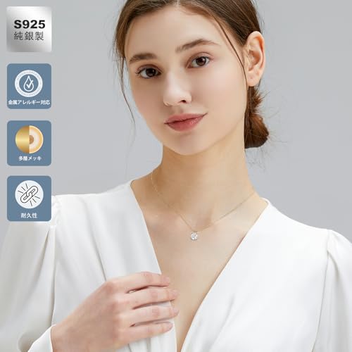 KRKC&CO Moissanite Necklace for Women, Anniversary Wedding Gift to Wife Mom, Sterling Silver Solitaire Pendant for Her, 4-Prong, GRA, 0.5/1/2/3/4CT Jewelry for Birthday Bridal3