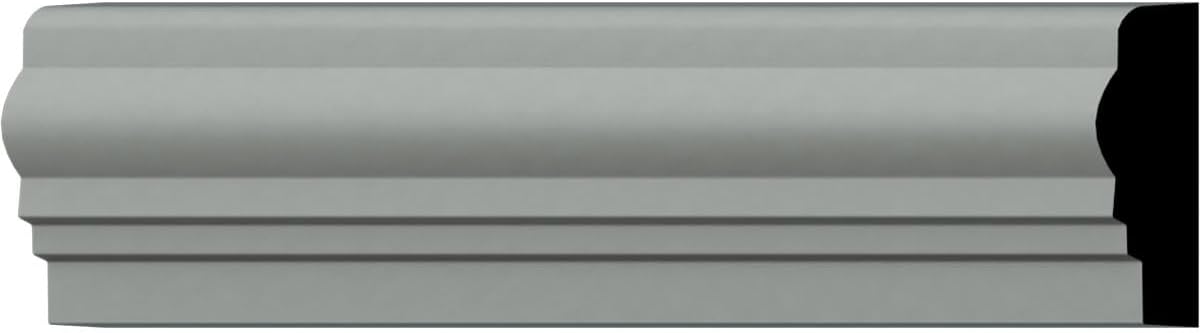 Ekena Millwork PML01X01HI-CASE-12 Hillsborough (12-Pack) Panel Moulding, 1 3/4H x 5/8P x 94 1/2L, Primed