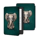 Ayotu Slim Case for 6" All-New Kindle (11th Generation 2022 Release), Colorful PU Leather Smart Cove