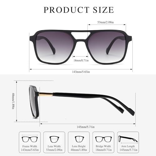 Polarized Sunglasses for Women Aviator Womens Sunglasses Retro Sun Glasses for Driving Travel Outdoors4