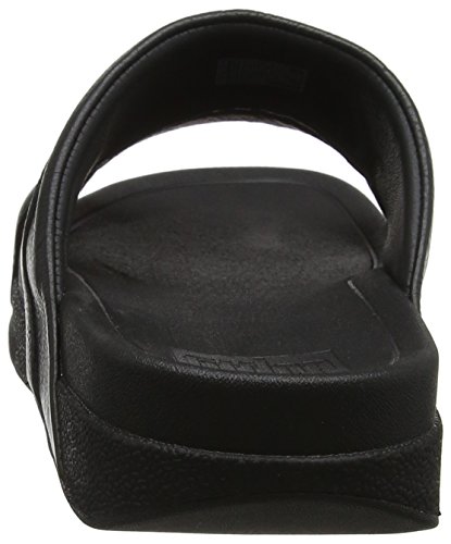 Fitflop Freeway III Slide-Leather, Sandalias deslizantes Hombre, Negro (Black), 42 EU