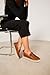 PARTY Loafers for Women, Comfortable Women's Loafers, Casual Dress and Work Slip-Ons, Camel, 7.5