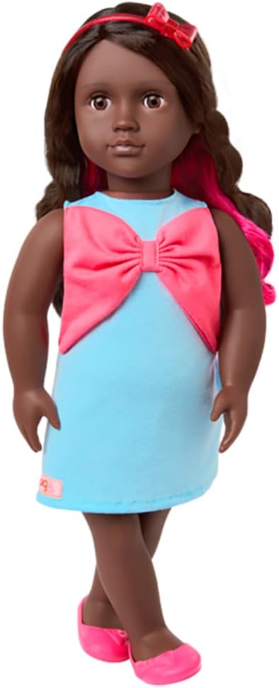 Outfit OG - Shine All Day - Blue Dress with Sequins for 18 Inch Doll