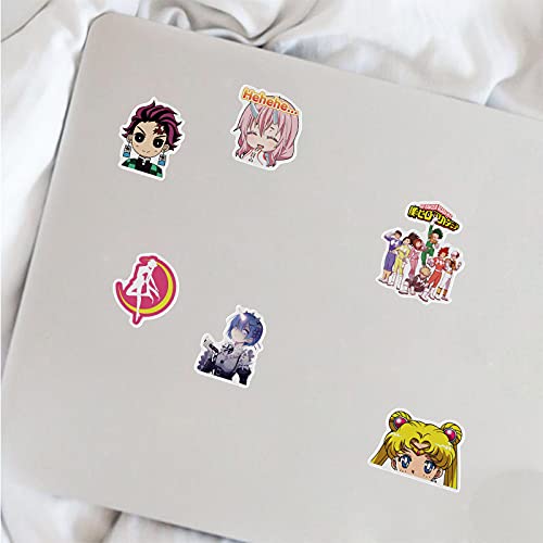 image for VoPee 300 Pack Anime Cool Stickers Mixed Decals for Laptop, Skateboard