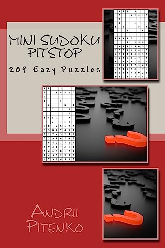 mini SUDOKU PITSTOP. 209 Eazy Puzzles: Excellent purchase for fans of Sudoku.
