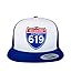 Interstate 619 Trucker Classic Snapback Trucker Baseball Hat Blue