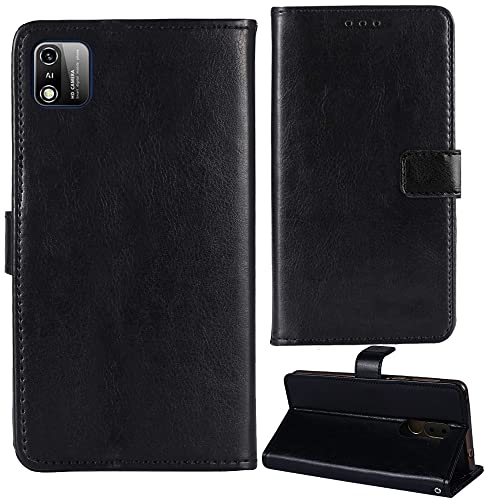 Tnviud Flip Premium Retro Business Cuir Housse Coque Étui pour Logicom Le Flow 6.26
