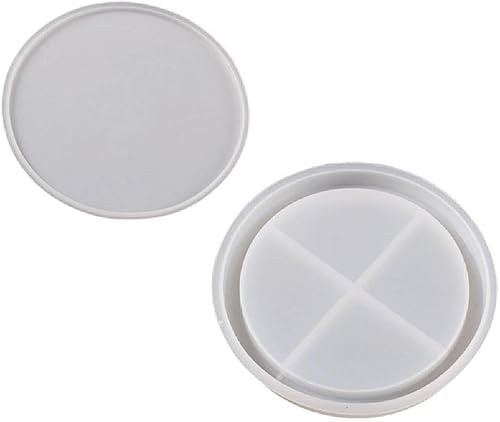 Miniatura 10 de Molde de resina de silicona con forma de corazón de estrella redonda, coctelera de epoxi, marco de arena movediza, molde de fundición de resina,