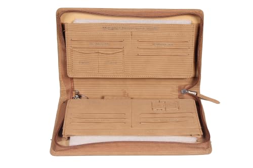 Image of Sukeshcraft Baize unisex-adult PU Multiple Cheque Book Business Card Holder -27 Slots