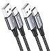 Produktbild AVIWIS USB Typ C Kabel [2Pack 2M] Nylon USB C Ladekabel Fast Charge Sync Schnellladekabel für Samsung Galaxy S20 S10 S9 A20e, Huawei P40 P40 Pro P30 Lite P20, Xiaomi Note 8 Pro Note10, OnePlus 6T