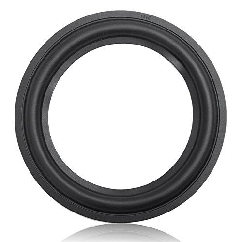 GOZAR Schwarz 6,1 Zoll Lautsprecher Surround Dekorativen Kreis Reparatur Schaum Für Bass Woofer Horn