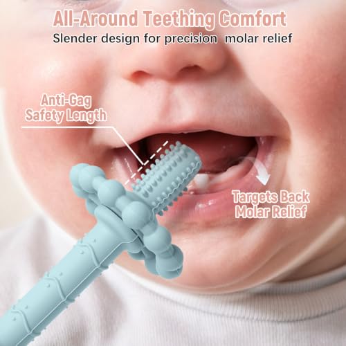 Image of 4 Pack Baby Teething Toys - Anti-Choking Design