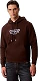 Calvin Klein LS 350Fleece Calvin Tech Graphic Lv14Le251G Sudaderas, Brown (Rich Brown), XS para Hombre