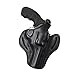 Pusat Holster Premium Leather Thumb Break Belt Holster 4 inch 357 MAG for Revolver Colt King Cobra Right Hand (Black Right Hand)