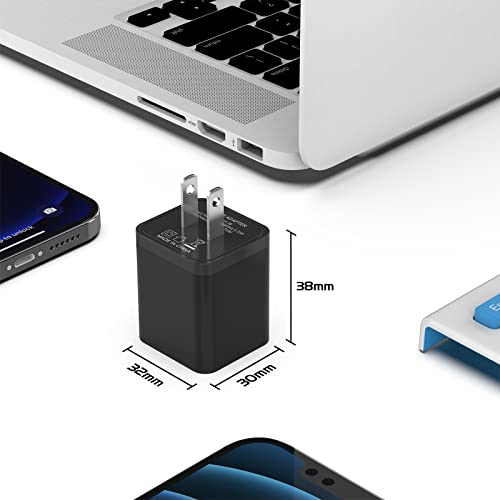 Igenjun 6Pack Usb Wall Charger, Igenjun 2.4A Phone Charger Dual Usb Port Cube Power Plug Adapter Fast Wall Charger Block Compatible With Iphone 16/16 Pro/15/15 Pro thumb #7