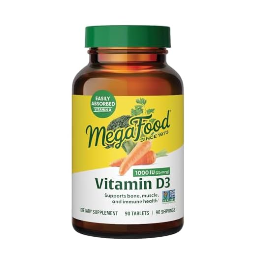 MegaFood Vitamin D3 1,000 IU Whole Food Tablets