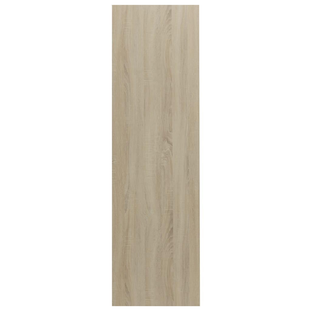 vidaXL Bücherregal mit 8 großen Fächern Standregal Aktenregal Wandregal Raumteiler Raumtrenner Regal Sonoma-Eiche 97,5x29,5x100cm Holzwerkstoff