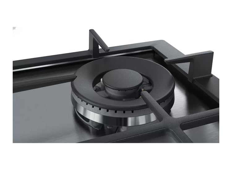 Bosch Series 6 60cm 4 Burner Gas Hob - Stainless steel - Image 5
