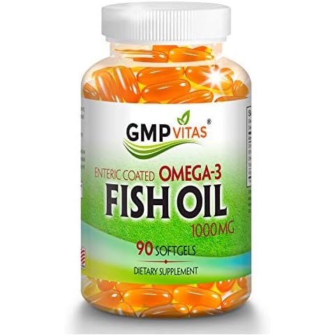 GMP Vitas® 90 Softgels Enteric Coated Omega-3 Fish Oil 1000 mg EPA & DHA Source Cover