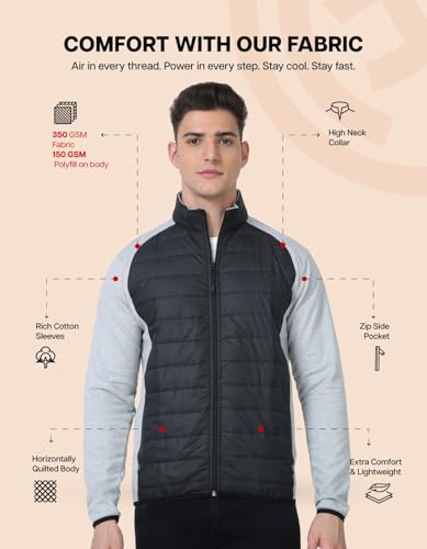 Image of Scott International Jackets for Men | Winter wear | Men's Polyester Full Sleeve Zip with Pocket | Men Jackets