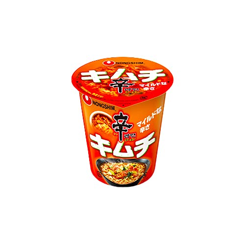 農心ジャパン 辛ラーメンキムチ カップ 68g ×24個 /白菜キムチ /マイルドな辛さ /日本人向け辛み
