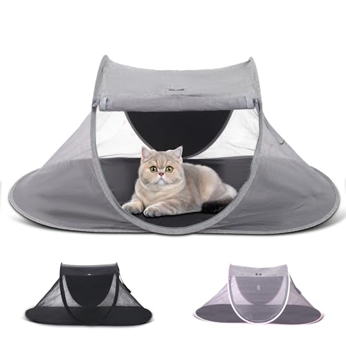 X-ZONE PET Outdoor Cat Tent, Pop Up Cat Playpen, Pet Enclosure Su...