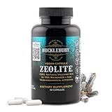 BUCKLEBURY Micronized Zeolite Capsules - Mineral Zeolite Detox for Adults - Supports Immune System, Metabolism & Digestive Health - Advanced Formula for Men & Women - 90 Vegan Capsules