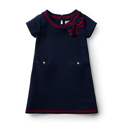 Image of Hope & Henry Girls' Milano Tipped Sweater Dress