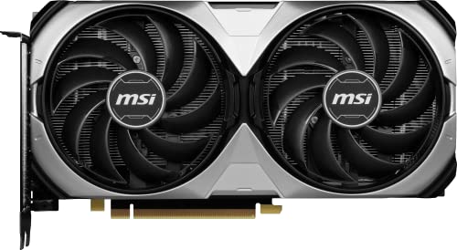 MSI Gaming GeForce RTX 4070 12GB GDRR6X Extreme Clock: 2520 MHz 192-Bit HDMI/DP Nvlink TORX Fan 4.0 Ada Lovelace Architecture Graphics Card (RTX 4070 Ventus 2X 12G OC)