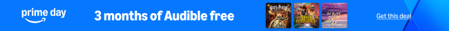 Prime Member Exclusive Offer - 3 months of Audible free - Get this deal