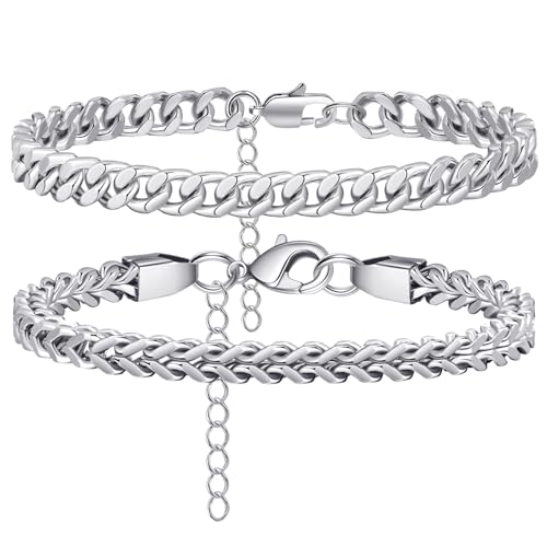 Collier et Bracelet en Acier Inoxydable pour Hommes BMMYE