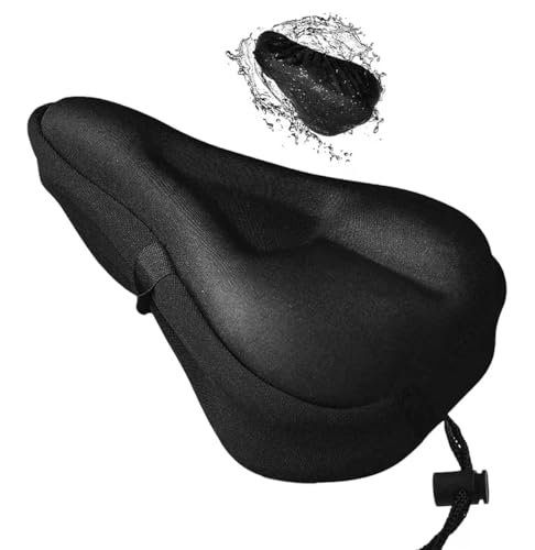 Bike Seat Cover - Extra Soft Gel Bicycle Saddle Cushion for MTD Spin & Excerise Bikes