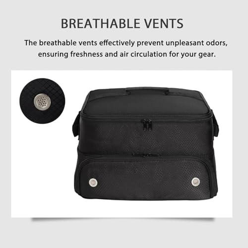 Bolsa de golf para coche impermeable con flujo de aire para calzado 5