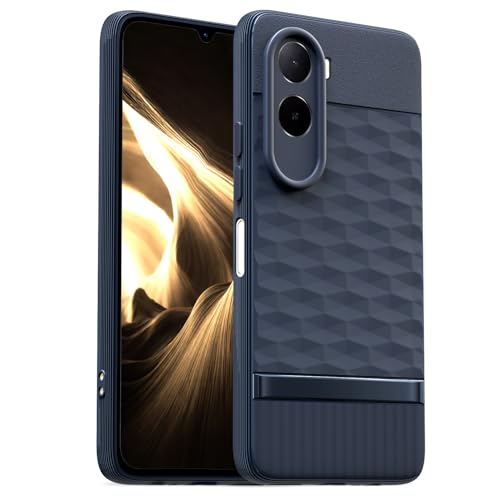 Image of Outlouders Back Cover for Mi Redmi A7 Pro /Poco C85x 5G | Full Camera Protection | TPU Soft Flexible Shockproof Bumper Case (Blue)