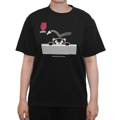 [KUMAMOTO SAISHUNKAN BADMINTON TEAM] �Ђ�����肱�� T�V���c ���܃���ver. S �u���b�N �X�|�[�c�E�F�A �o�h�~���g���E�F�A �z������