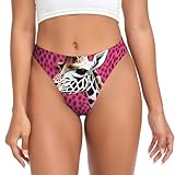 Design : string imprimé girafe rose qui étend visuellement votre corps, la taille extensible ne vous fera pas sentir serré. Également taille basse parfaite pour tous les vêtements tels que les jeans skinny, les pantalons de yoga, les leggings de sport, les robes. Dos en T pour souligner parfaitement vos fesses.
