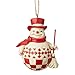 Enesco Jim Shore Heartwood Creek Nordic Noel Snowman Ornament