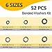 NBRINGO 52 PCS AC Gasket Kit - R134a AC Seal Kit with Compressor Gaskets, A/C Line Seals Washers for Automotive Air Conditioner Repair & Maintenance - Stops AC Refrigerant Leaks