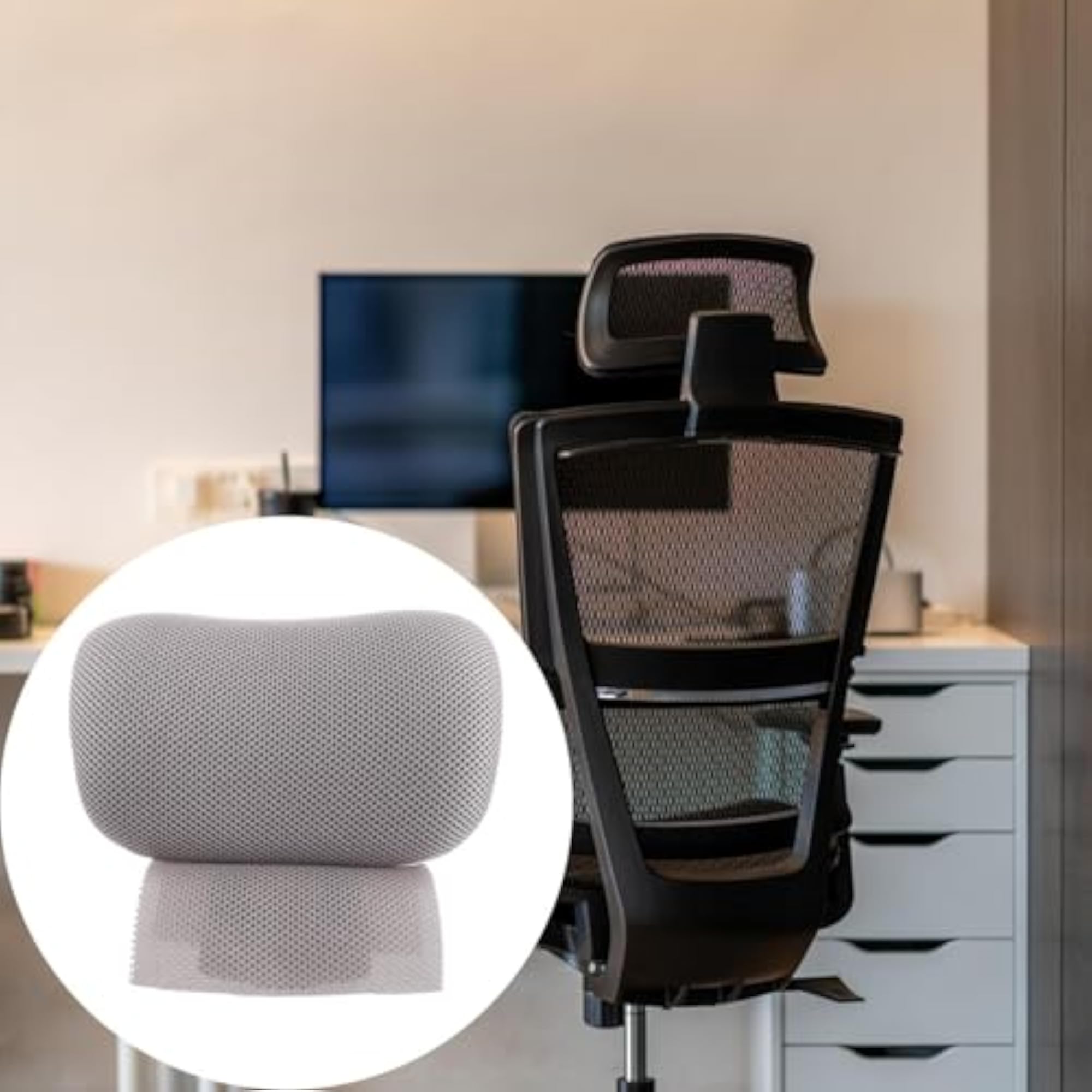 Adjustable Headrest Lift Chair Head Pillow for Office