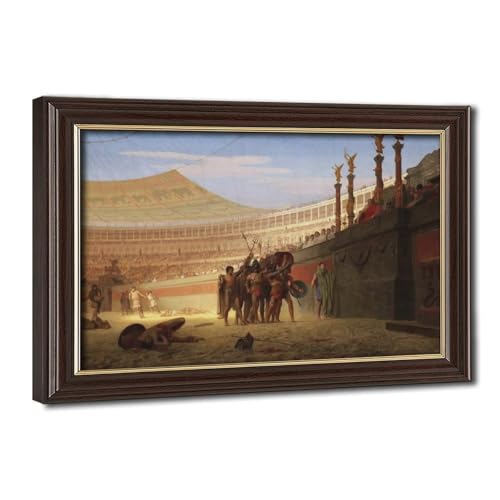Impression sur toile Hail Caesar décoration murale de bureau romaine 30x45 cm