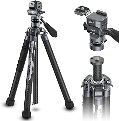 ULANZI F38 Lightweight Carbon Fiber Video Tripod