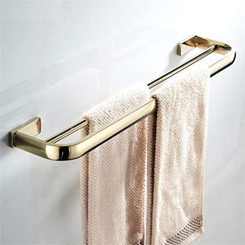 Toallero doble de pared en latón retro con diseño vintage