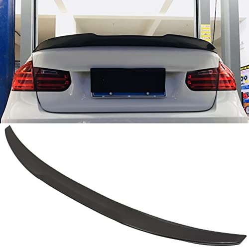 FINDAUTO Carbon Fiber Car Spoiler Wing Body Kits High Kick PSM Duckbill Fits for 2015-2018 for BMW F80 M3 Sedan 2012-2018 for BMW F30 3-Series Sedan Trunk Lip Spoiler
