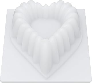 Heart Shaped Jello Mold for Desserts – Large Plastic Gelatin Molder for Valentine’s Day, Weddings, Parties & Special Events – Reusable Gelatin Mold